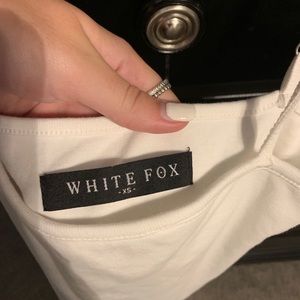 White fox boutique: white bodysuit